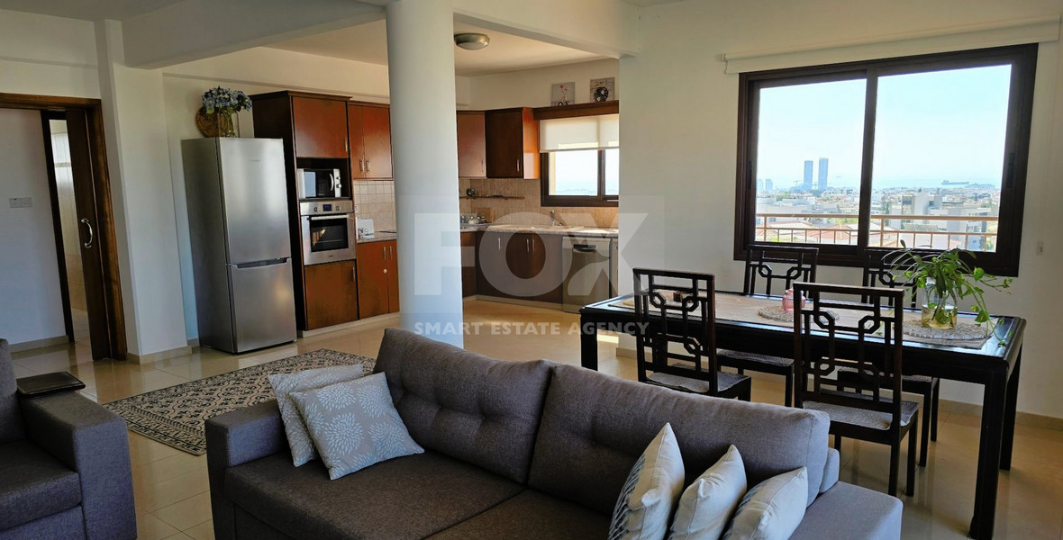 Two Bedroom Apartment For Rent With  A Spectacular View in Agia Phylaxi, Limassol