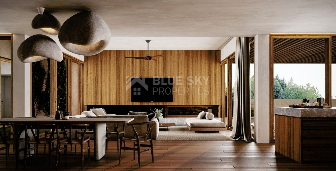 Four bedroom exceptional villa in a privileged  area in Geroskipou, Paphos