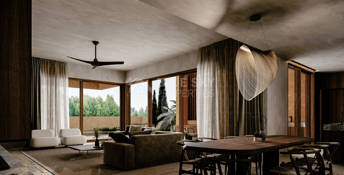 Four bedroom exceptional villa in a privileged  area in Geroskipou, Paphos