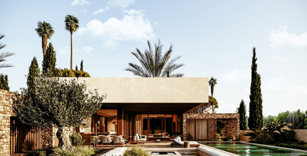 Four bedroom exceptional villa in a privileged  area in Geroskipou, Paphos