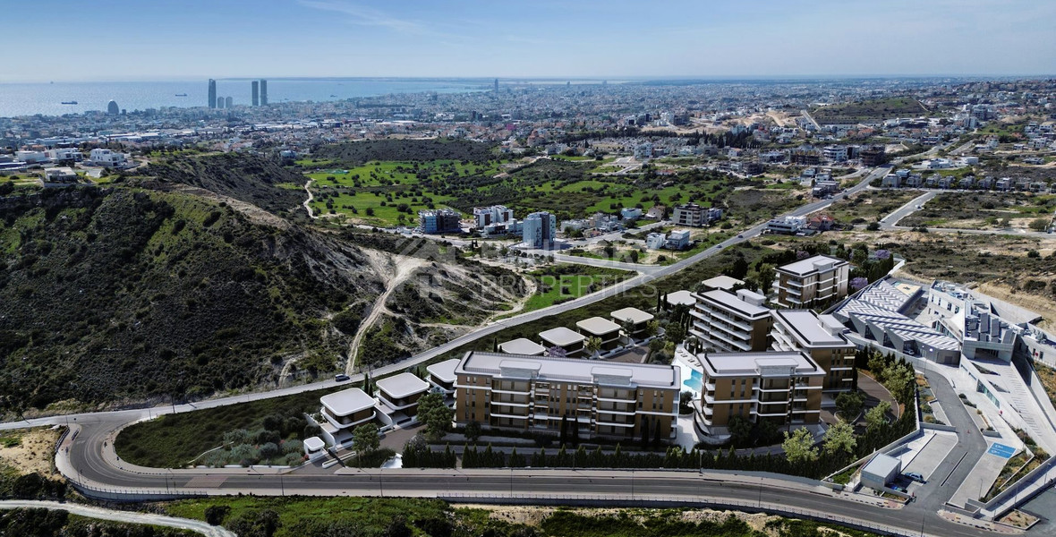 One bedroom apartment for sale with Sea and City View in Germasogeia, Limassol