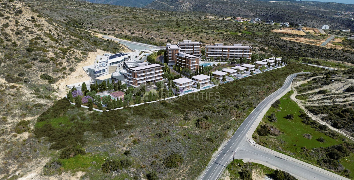 One bedroom apartment for sale with Sea and City View in Germasogeia, Limassol