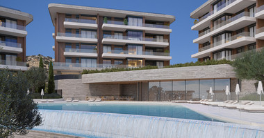One bedroom apartment for sale with Sea and City View in Germasogeia, Limassol