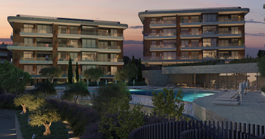 One bedroom apartment for sale with Sea and City View in Germasogeia, Limassol