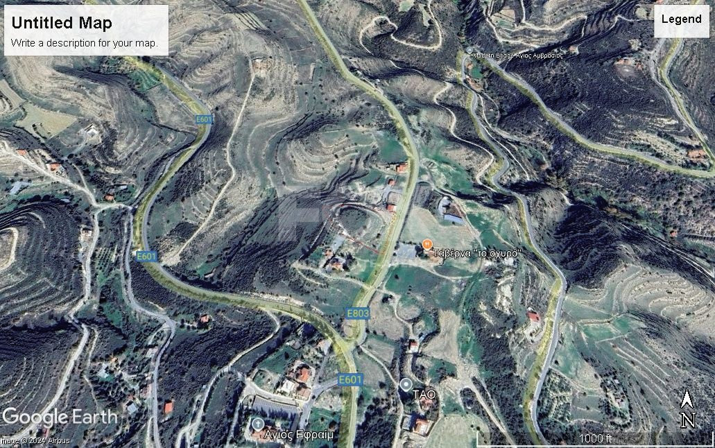 Residential land for sale in Agios Amvrosios village