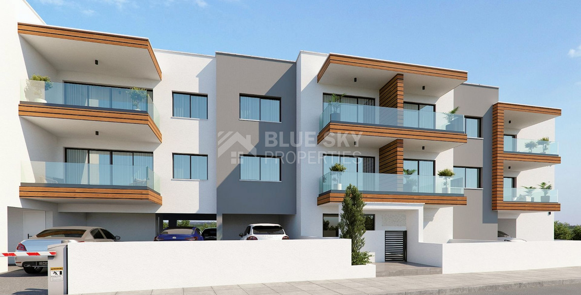 Brand New-Under Construction, Modern Design One Bedroom Apartment In Episkopi Area