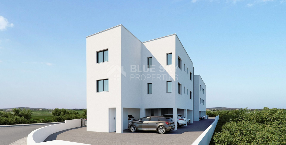 Brand New-Under Construction, Modern Design One Bedroom Apartment In Episkopi Area