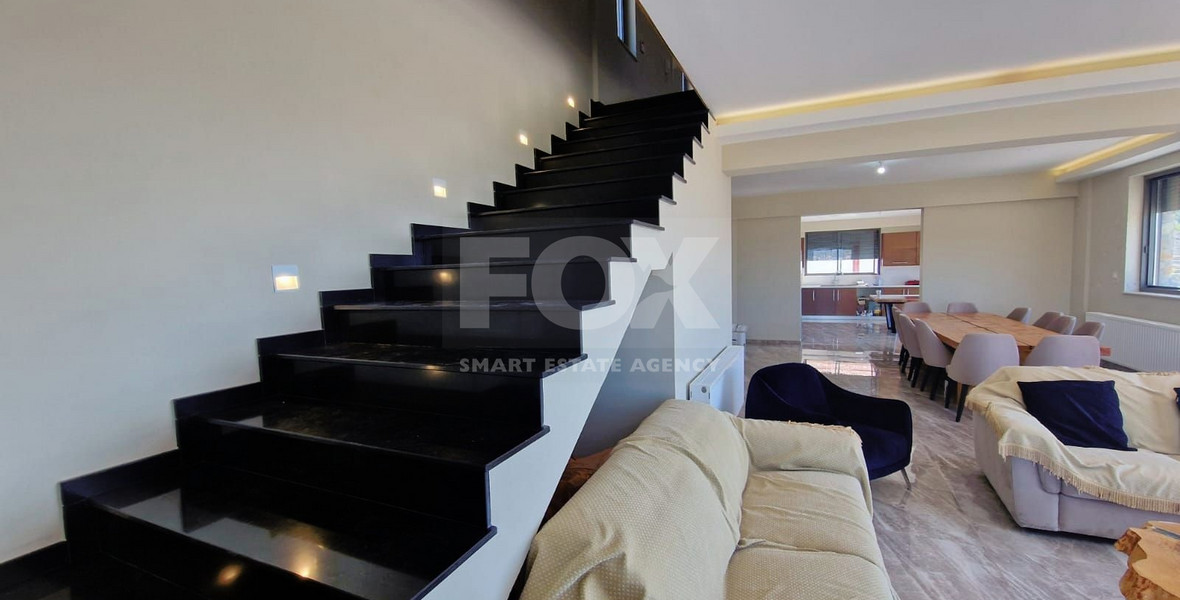 Exquisite Three-Bedroom Detached-House with for sale in Chandria Village, Limassol: Panoramic Views & Private Location