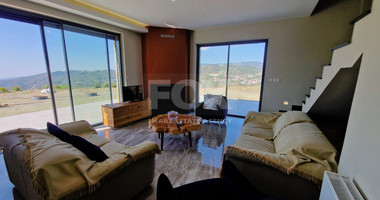 Exquisite Three-Bedroom Detached-House with for sale in Chandria Village, Limassol: Panoramic Views & Private Location