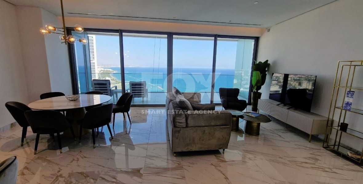 Luxurious Three-Bedroom Apartment for rent on Trilogy Limassol Seafront