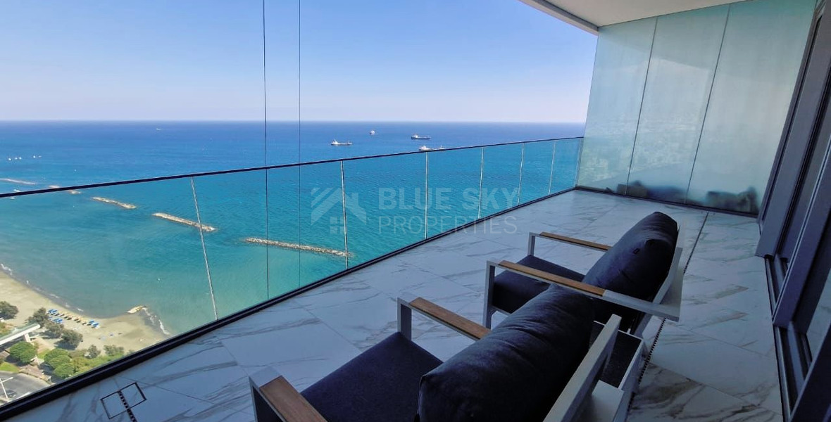 Luxurious Three-Bedroom Apartment for rent on Trilogy Limassol Seafront