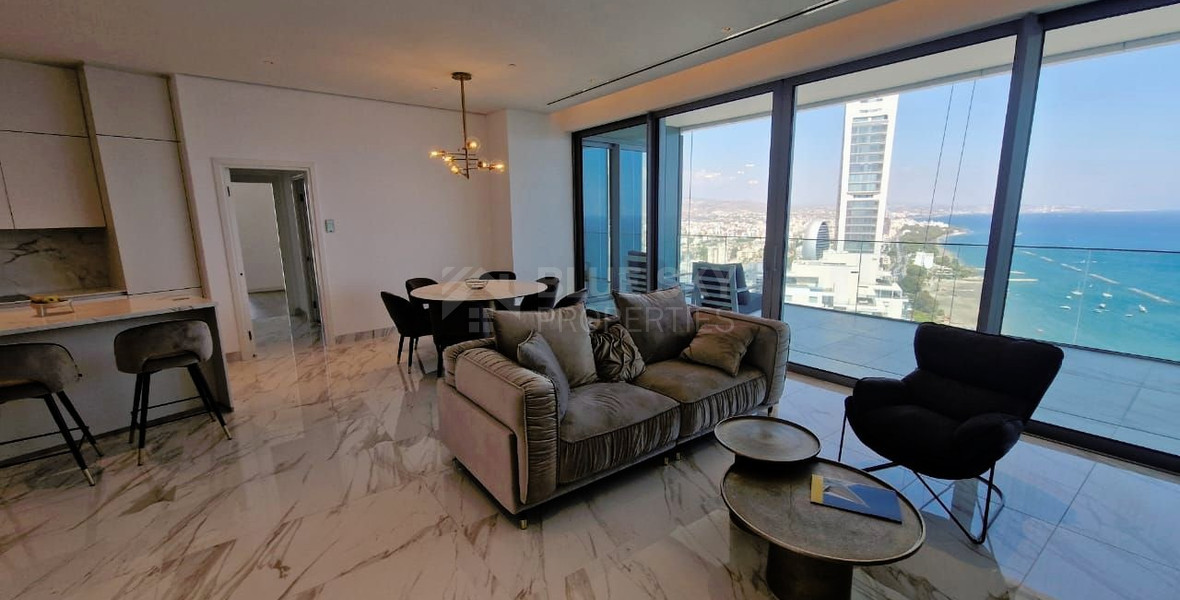 Luxurious Three-Bedroom Apartment for rent on Trilogy Limassol Seafront