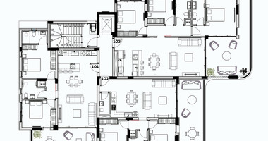 Three bedroom apartment for sale in Germasogeia, Limassol