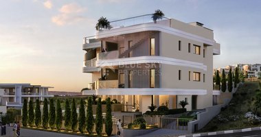 Top floor two bedroom apartment with roof garden for sale in Germasogeia, Limassol