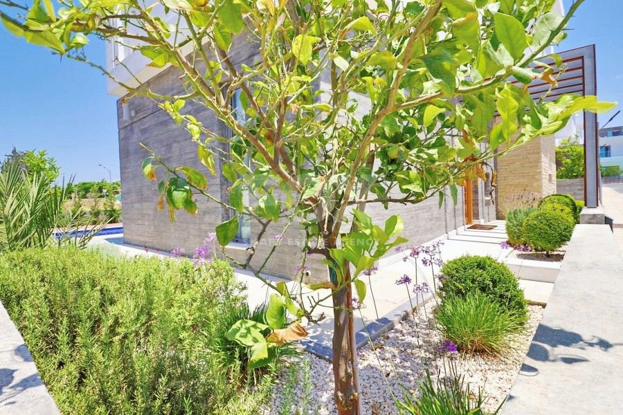 Three bedroom villa with roof terrace in Chloraka