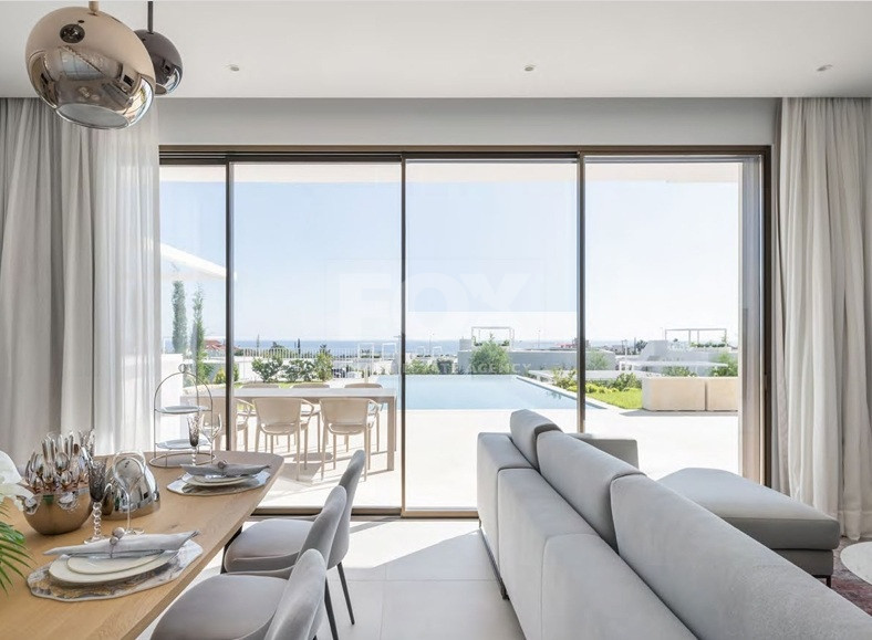Luxury five Bedroom Villa for Sale with Sea Views, Private Pool & Roof Garden in Coral Bay  Paphos