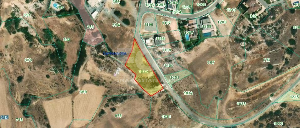 Development land for sale with building license in Parekklisia, Limassol