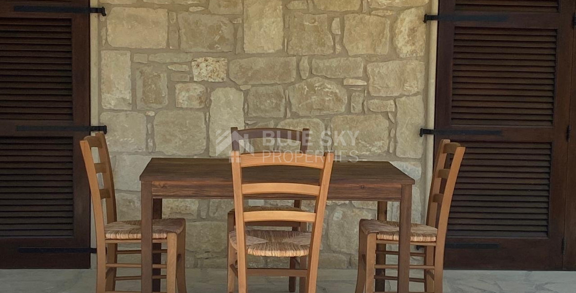 Cozy Three Bedroom Stone House in Goudi , Paphos