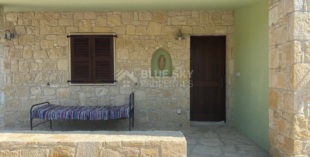 Cozy Three Bedroom Stone House in Goudi , Paphos