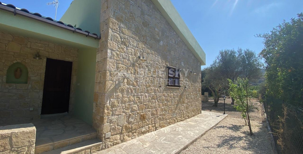 Cozy Three Bedroom Stone House in Goudi , Paphos