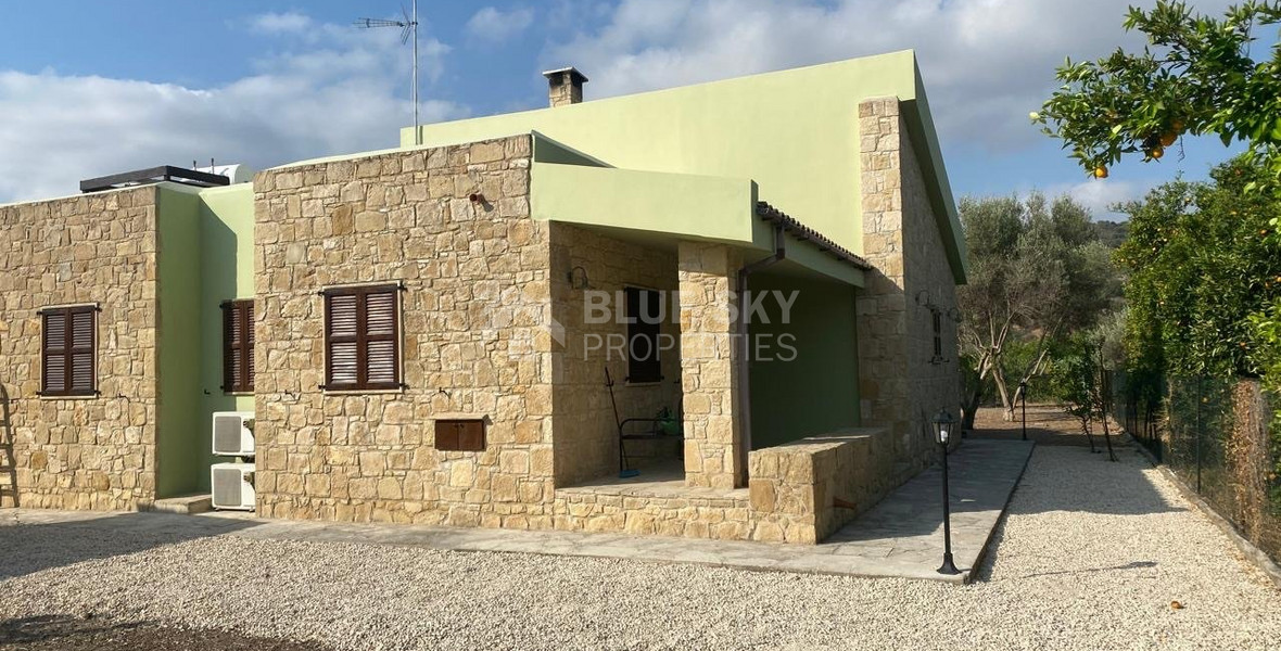 Cozy Three Bedroom Stone House in Goudi , Paphos