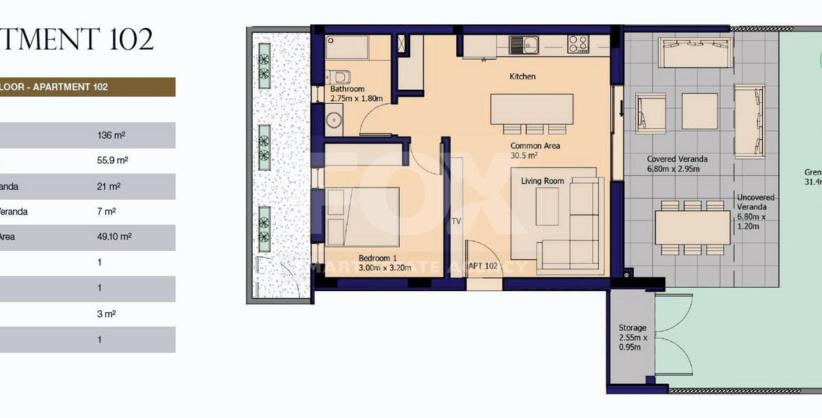 Modern Design-Luxury, Ground Floor One Bedroom Apartment With Private Yard And Garden