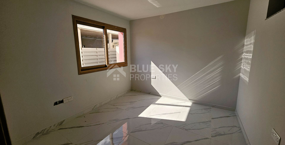 Unfurnished Small Two Bedroom Apartment With Electric Appliances In Kato Polemidia