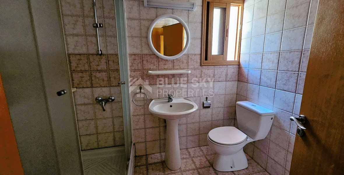 Unfurnished Small Two Bedroom Apartment With Electric Appliances In Kato Polemidia