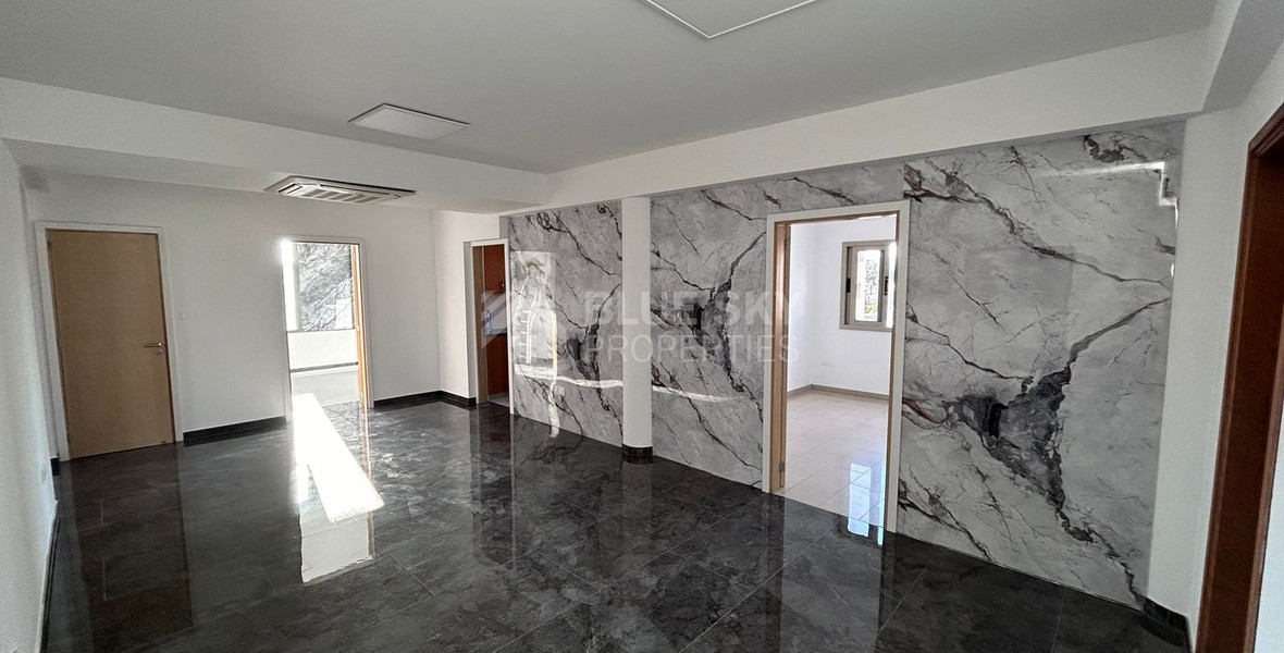 Renovated 250 m² Office for Rent – Agios Nicolaos, Limassol