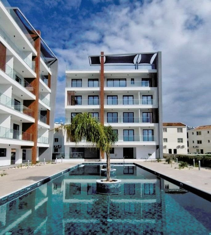 Квартира 1 спальня 55 м² муниципалитет Пафос, Кипр