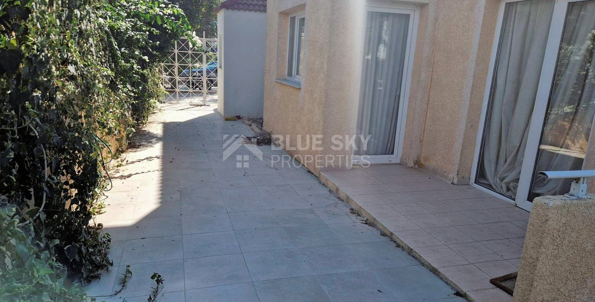 Two-bedroom ground floor apartment with a garden in Potamos Germasogias