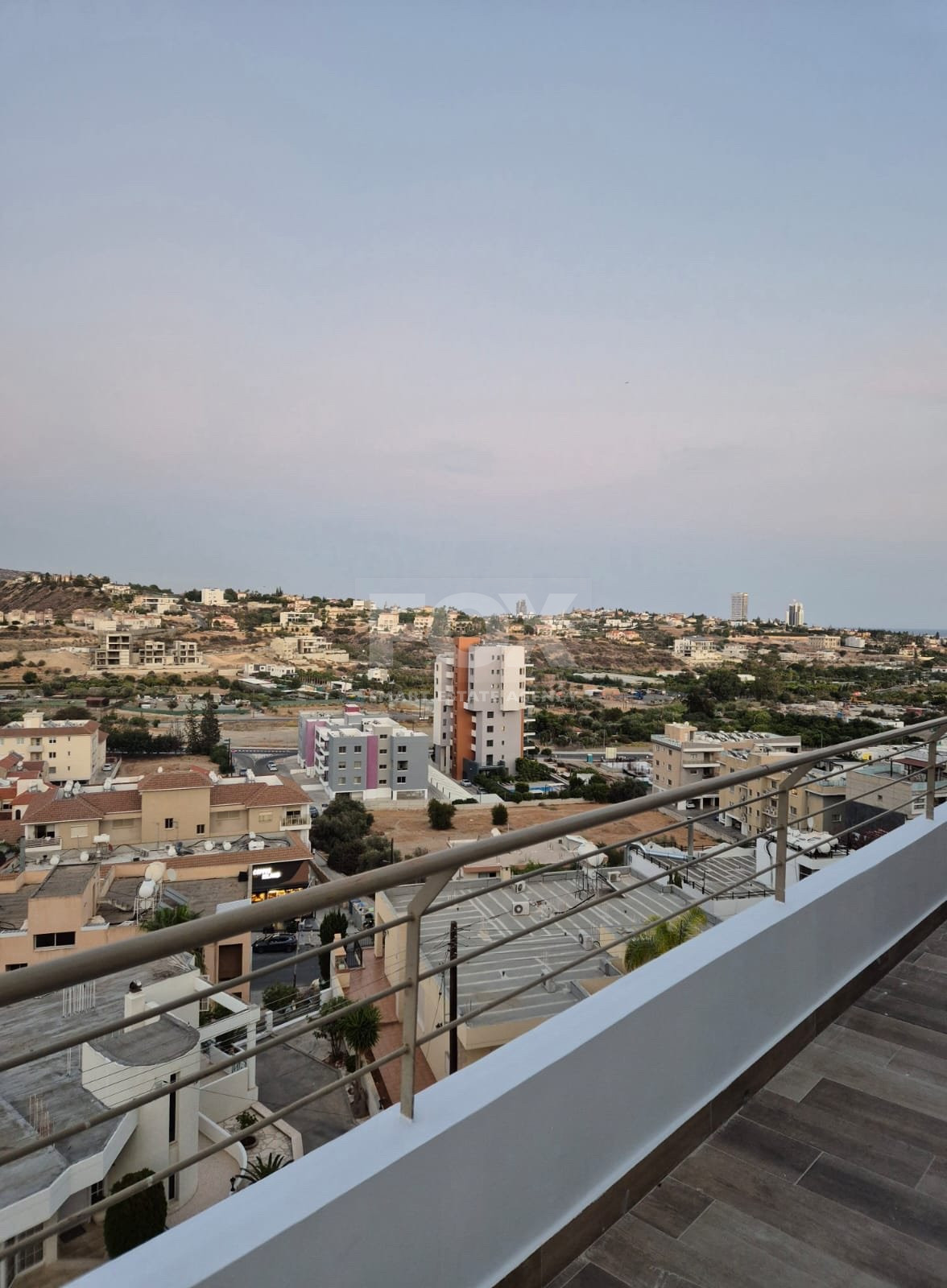 Furnished three bedroom penthouse with fabulous views for rent in Germasogeia