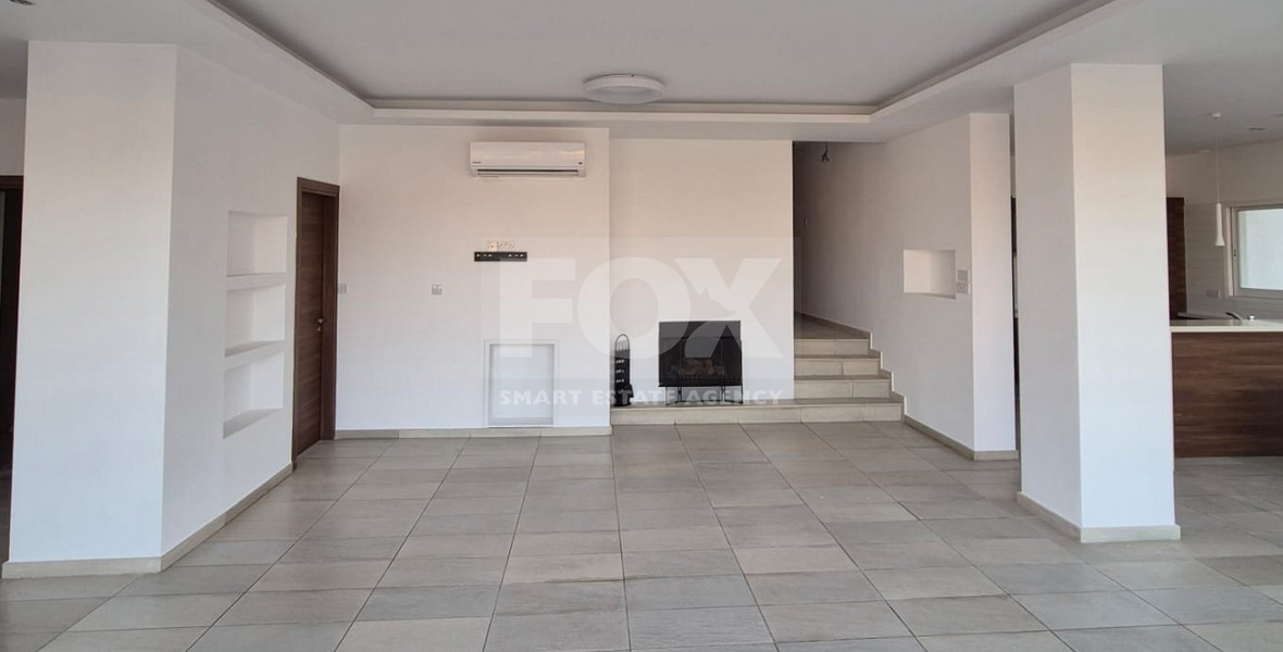 Furnished three bedroom penthouse with fabulous views for rent in Germasogeia