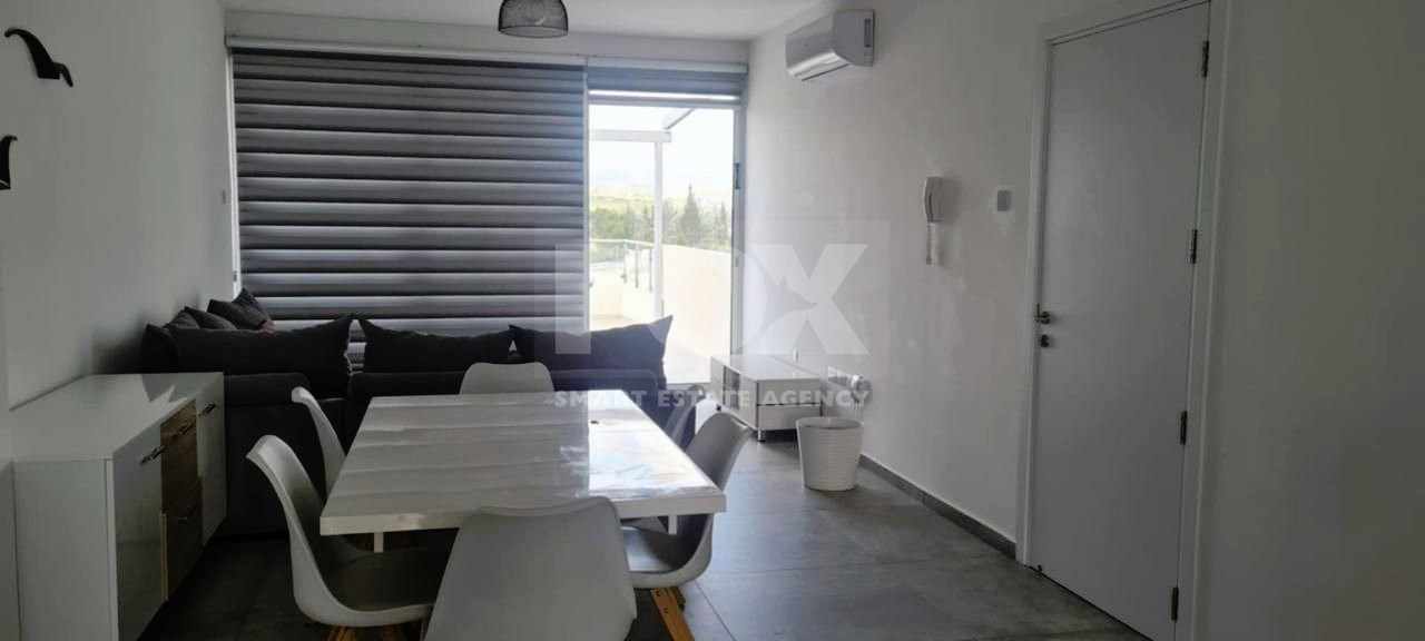 Fully Furnished Top Floor Two Bedroom Apartment With Huge Veranda for rent in Agios Sylas, Limassol