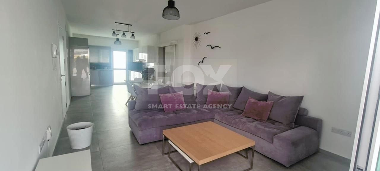 Fully Furnished Top Floor Two Bedroom Apartment With Huge Veranda for rent in Agios Sylas, Limassol