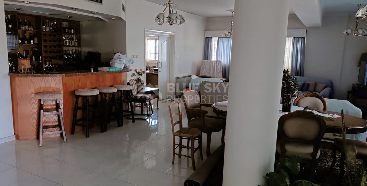 SPACIOUS FOUR BEDROOM APARTMENT FOR RENT IN TSIRIO, LIMASSOL