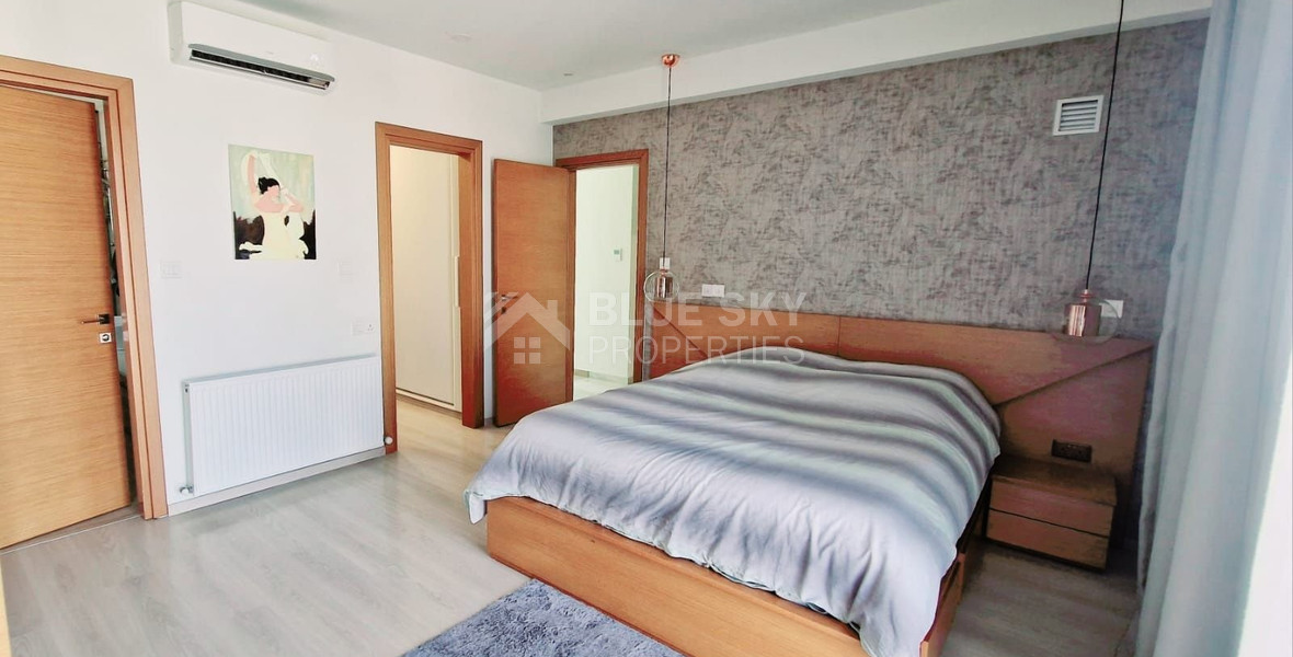 Luxurious five bedroom detached house with garden and swimming pool for sale in Agios athanasios