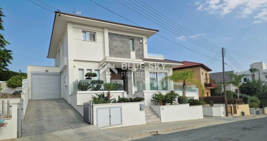 Luxurious five bedroom detached house with garden and swimming pool for sale in Agios athanasios