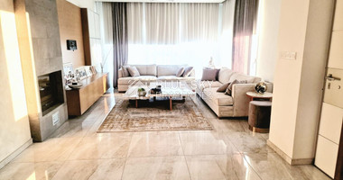 Luxurious five bedroom detached house with garden and swimming pool for sale in Agios athanasios