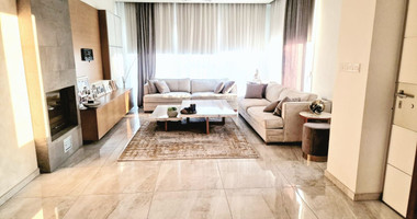 Luxurious five bedroom detached house with garden and swimming pool for sale in Agios athanasios