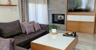 Luxurious five bedroom detached house with garden and swimming pool for sale in Agios athanasios