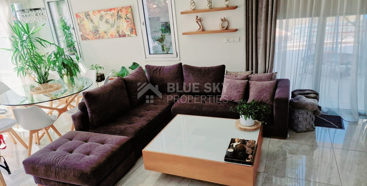 Luxurious five bedroom detached house with garden and swimming pool for sale in Agios athanasios