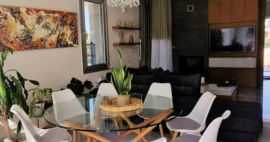 Luxurious five bedroom detached house with garden and swimming pool for sale in Agios athanasios