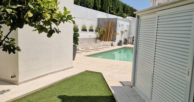 Luxurious five bedroom detached house with garden and swimming pool for sale in Agios athanasios