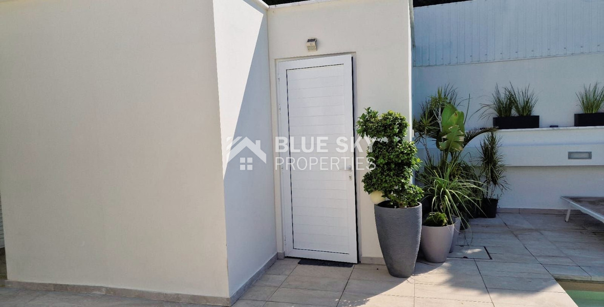 Luxurious five bedroom detached house with garden and swimming pool for sale in Agios athanasios