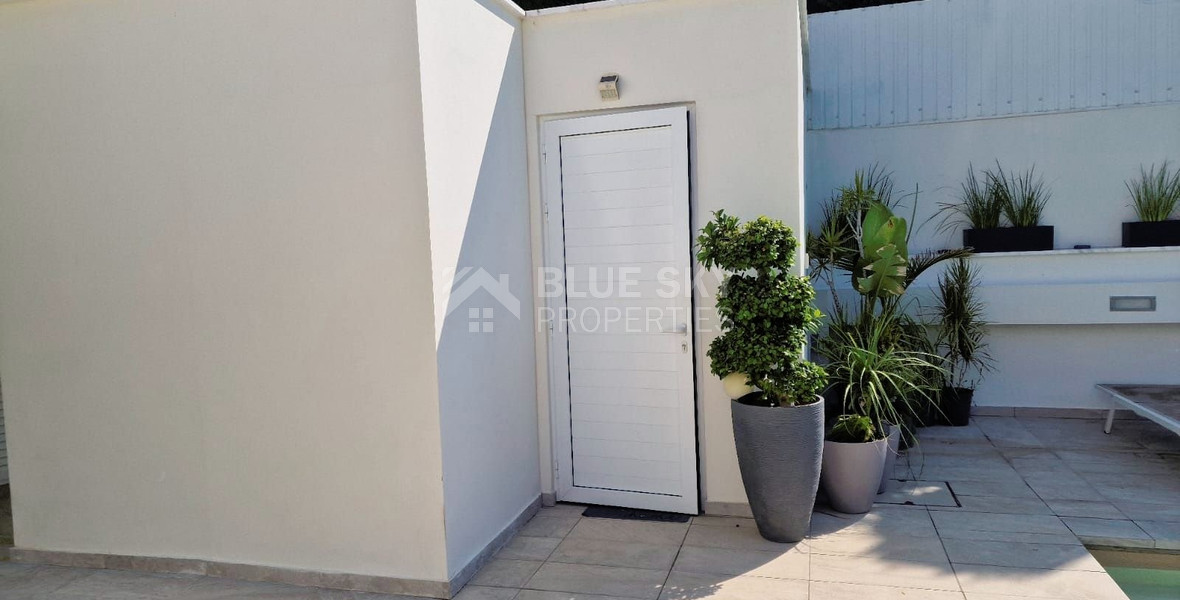 Luxurious five bedroom detached house with garden and swimming pool for sale in Agios athanasios