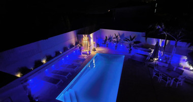 Luxurious five bedroom detached house with garden and swimming pool for sale in Agios athanasios