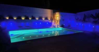 Luxurious five bedroom detached house with garden and swimming pool for sale in Agios athanasios