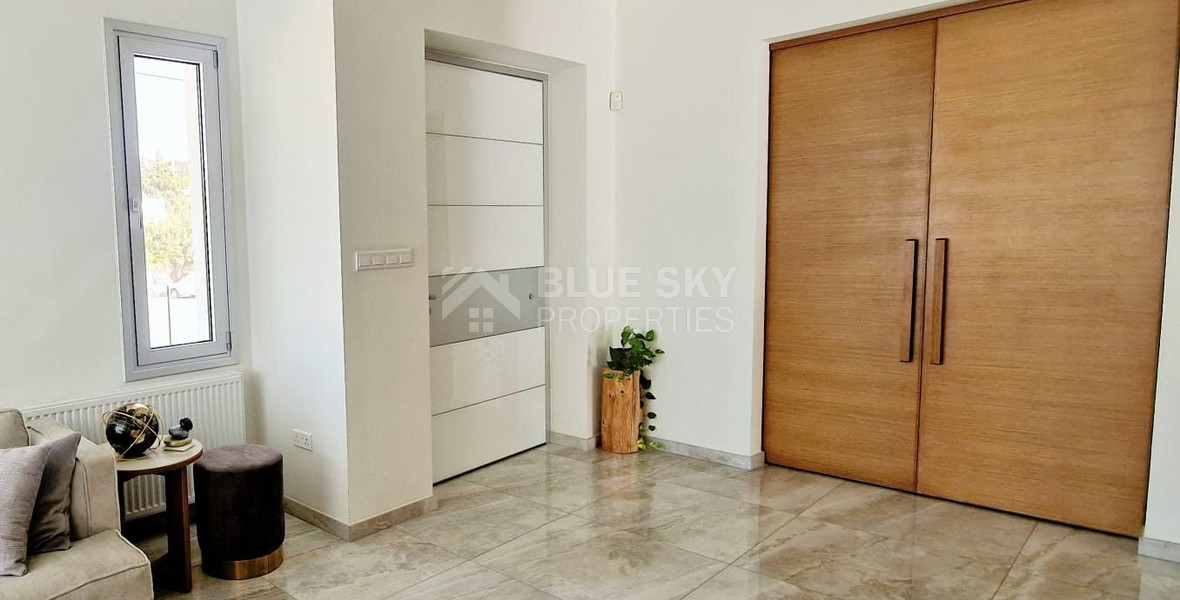 Luxurious five bedroom detached house with garden and swimming pool for sale in Agios athanasios