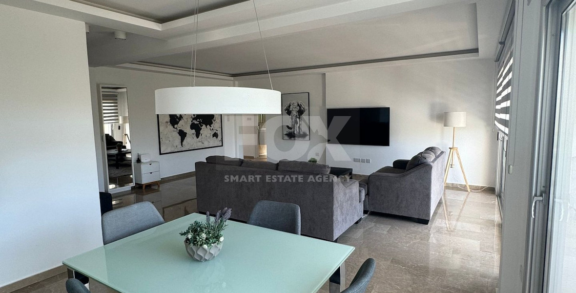 Luxury 4-Bedroom Apartment for Rent in Agios Tychon tourist area, Limassol